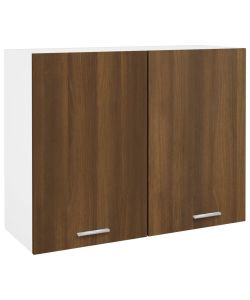 vidaXL Mobile Pensile Rovere Marrone 80x31x60 cm - Armadietto Cucina in Legno Multistrato - Ottimizza Spazio e Stile