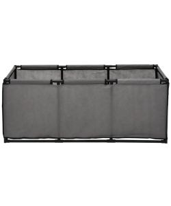Gabbia per Piccoli Animali Grigia 105x34,5x45 cm in Tessuto