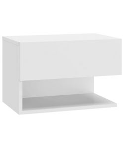 vidaXL Comodino a Parete Bianco - Ottimizza Spazio - 46x29,5x30 cm