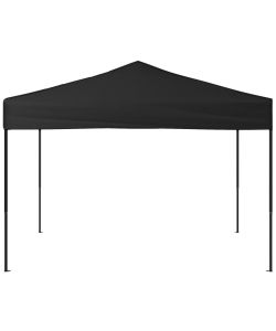 Tenda per Feste Pieghevole Nera 3x3 m