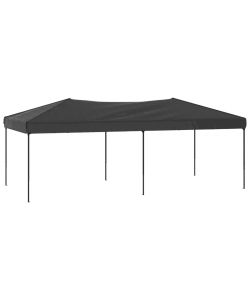 Tenda per Feste Pieghevole Antracite 3x6 m