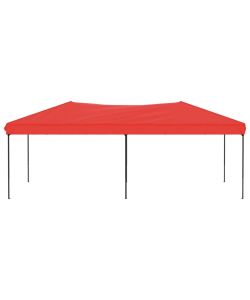 Tenda per Feste Pieghevole Rosso 3x6 m