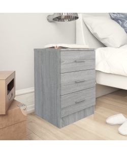 vidaXL Comodini Grigio Sonoma 2 pz 38x35x56 cm in Legno Multistrato - Design Classico e Pratico - Soluzione di Stoccaggio Efficiente
