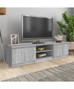 Mobile TV Grigio Sonoma 140x40x35,5 cm in Legno Multistrato