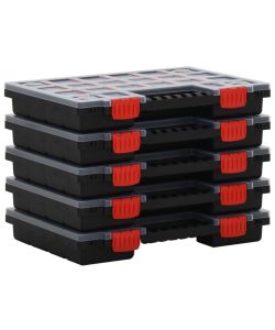  Scatole di Assortimento 5 pz 34,5x25x5 cm in Polipropilene
