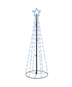 Albero di Natale a Cono Blu 108 LED 70x180 cm