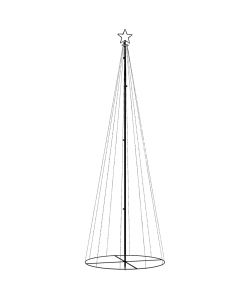 Albero di Natale a Cono Bianco Caldo 310 LED 100x300 cm