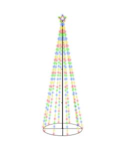 Albero di Natale a Cono Colorato 310 LED 100x300 cm
