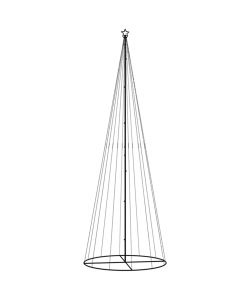 Albero di Natale a Cono Bianco Caldo 732 LED 160x500 cm