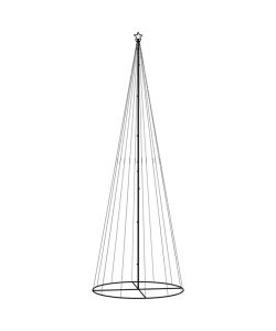 Albero di Natale a Cono Bianco Freddo 732 LED 160x500 cm