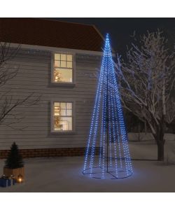 Albero di Natale a Cono Blu 732 LED 160x500 cm