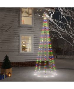 Albero di Natale con Puntale Colorato 310 LED 300 cm