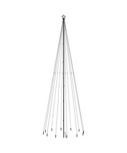 Albero di Natale con Puntale Bianco Caldo 732 LED 500 cm