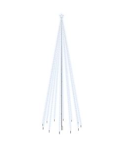 Albero di Natale con Puntale Bianco Freddo 732 LED 500 cm