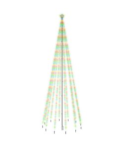 Albero di Natale con Puntale Colorato 732 LED 500 cm