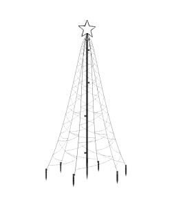 Albero di Natale con Puntale Blu 200 LED 180 cm