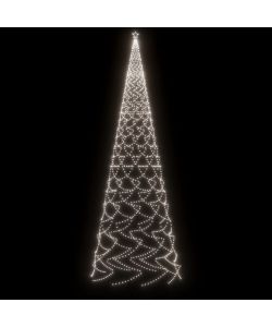 Albero di Natale con Puntale Bianco Freddo 3000 LED 800 cm