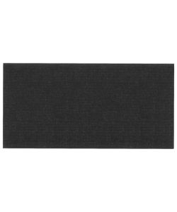 Pannelli Murali 12 pz Neri 30x15 cm Tessuto 0,54 mq