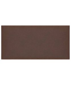 Pannelli Murali 12 pz Marroni 30x15 cm in Similpelle 0,54 mq