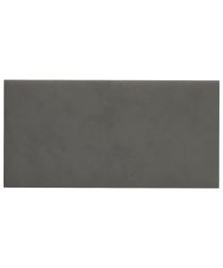 Pannelli Murali 12 pz Grigio Scuro 30x15 cm Velluto 0,54 mq