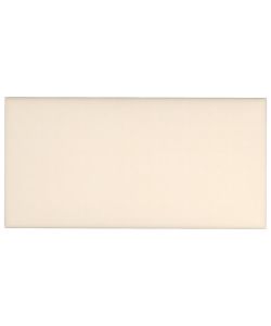 Pannelli Murali 12 pz Crema 30x15 cm Velluto 0,54 mq