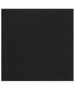 Pannelli Murali 12 pz Neri 30x30 cm in Tessuto 1,08 mq 343796