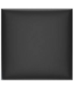 Pannelli Murali 12 pz Neri 30x30 cm Similpelle 1,08 mq