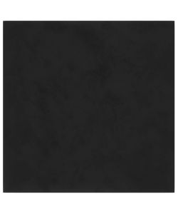 Pannelli Murali 12 pz Neri 30x30 cm Velluto 1,08 mq