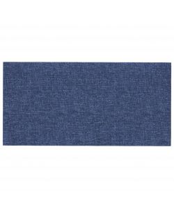 Pannelli Murali 12 pz Blu 60x30 cm in Tessuto 2,16 mq
