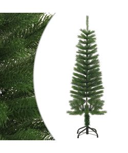 Albero di Natale Artificiale Sottile con Base 120 cm PE