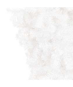 Albero di Natale Artificiale Capovolto con Base Bianco 180 cm