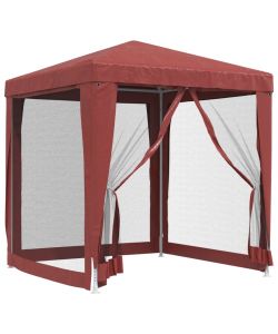Tenda per Feste con Pareti Laterali in Rete 2x2 m HDPE