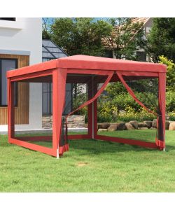 Tenda per Feste con Pareti Laterali in Rete 3x4 m HDPE