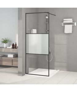 Parete Doccia Walk in 80x195 cm Vetro Semi Smerigliato ESG
