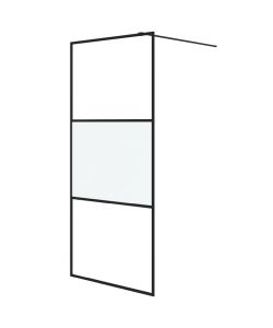Parete Doccia Walk in 90x195 cm Vetro Semi Smerigliato ESG