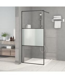 Parete Doccia Walk in 90x195 cm Vetro Semi Smerigliato ESG