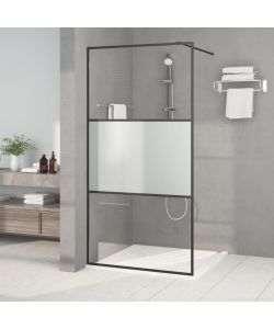 Parete Doccia Walk in 100x195 cm Vetro Semi Smerigliato ESG