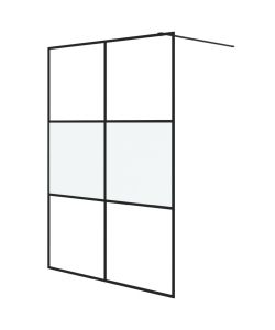 Parete Doccia Walk in 140x195 cm Vetro Semi Smerigliato ESG