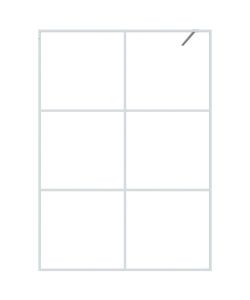 Parete Doccia Walk in Bianca 140x195 cm Vetro Trasparente ESG