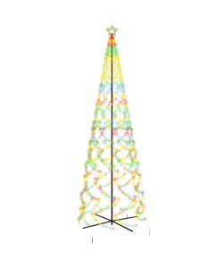 Albero di Natale a Cono Colorato 1400 LED 160x500 cm
