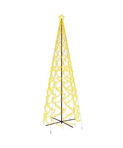 Albero di Natale a Cono Bianco Caldo 1400 LED 160x500 cm
