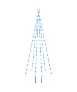 Albero di Natale Pennone Blu 108 LED 180 cm
