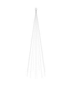 Albero di Natale Pennone Bianco Freddo 310 LED 300 cm