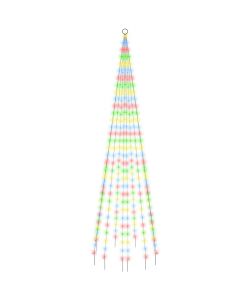 Albero di Natale Pennone Colorato 310 LED 300 cm