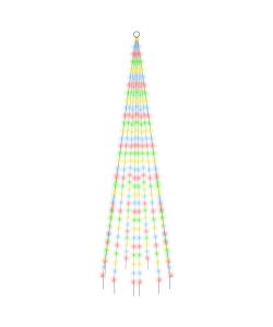 Albero di Natale Pennone Colorato 310 LED 300 cm