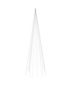 Albero di Natale Pennone Bianco Caldo 732 LED 500 cm