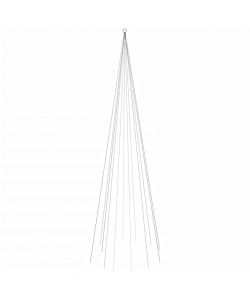 Albero di Natale Pennone Bianco Freddo 732 LED 500 cm