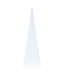Albero di Natale Pennone Bianco Freddo 1134 LED 800 cm