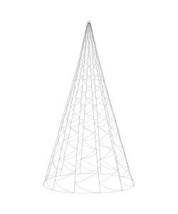 Albero di Natale Pennone Bianco Caldo 1400 LED 500 cm