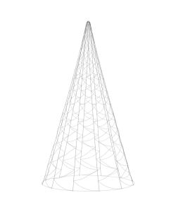 Albero di Natale Pennone Bianco Caldo 3000 LED 800 cm